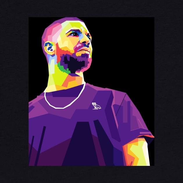 drake pop art by Sakent